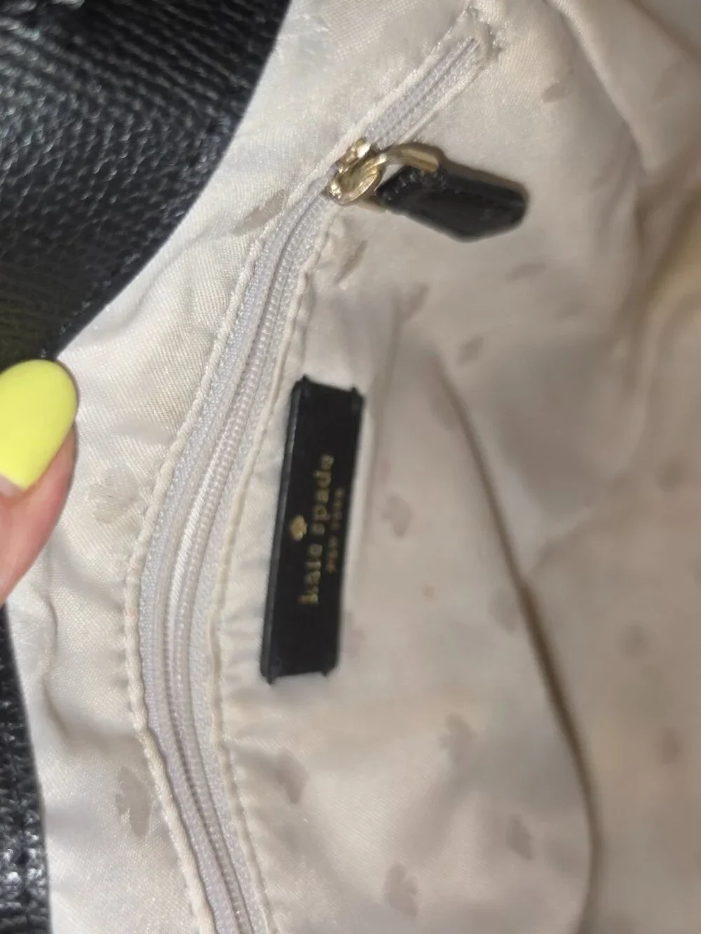Kate Spade New York Black Leather Backpack